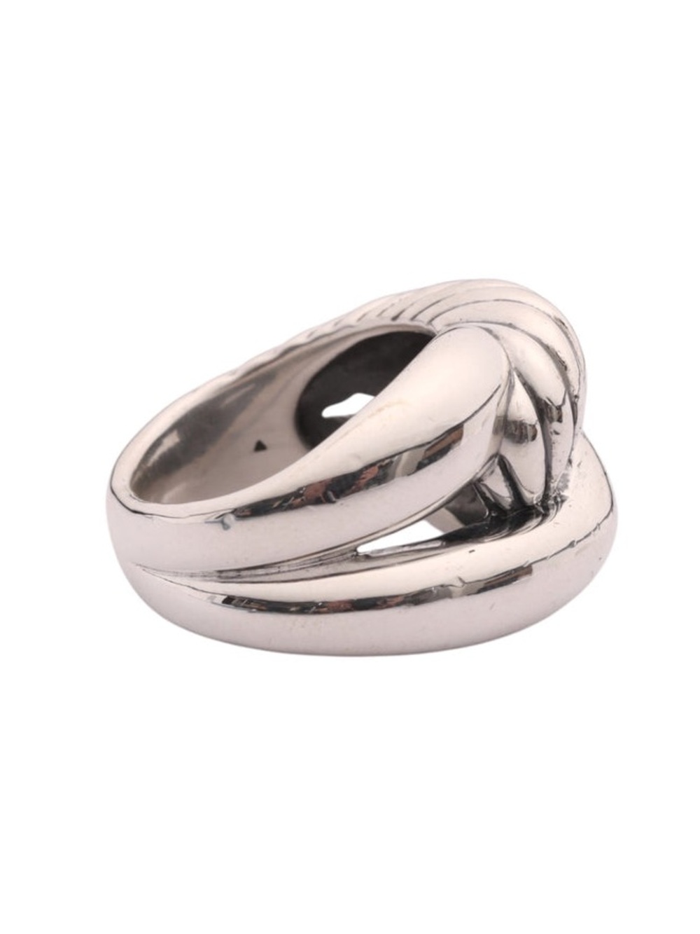 David Yurman Cable Infinity Knot 925 Sterling Silver Size 7 Width-15 mm - Picture 4 of 7